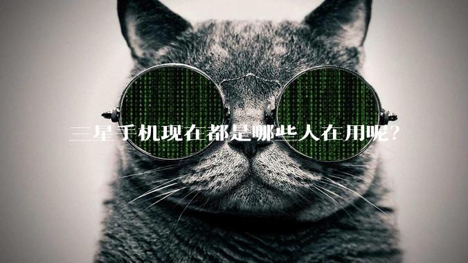 三星手机现在都是哪些人在用呢？